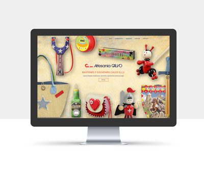 diseño página web artesania calvo