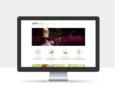 diseño página web portmar
