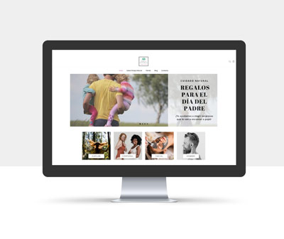 diseño página web simply natural
