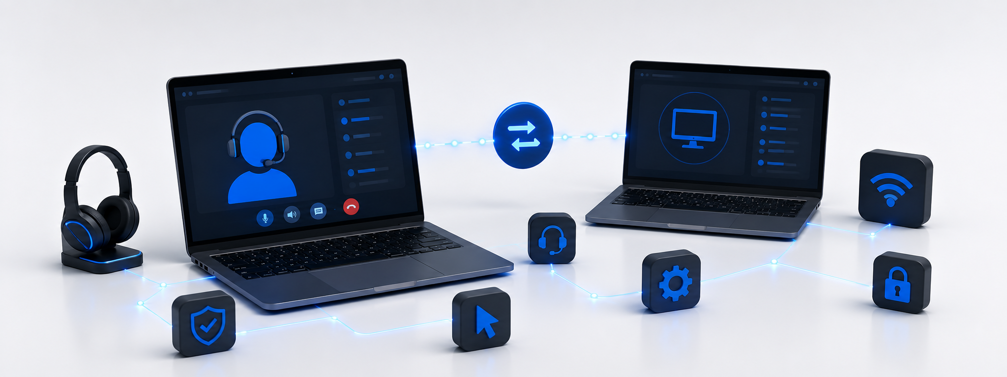 Soporte Te ayudamos a solucionar tus problemas informáticos de forma rápida y eficaz mediante asistencia remota. Nuestros técnicos se conectan a tus equipos para resolver incidencias y ofrecerte el asesoramiento que necesitas.